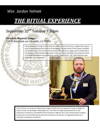 Jordan Yelinek - THE RITUAL EXPERIENCE